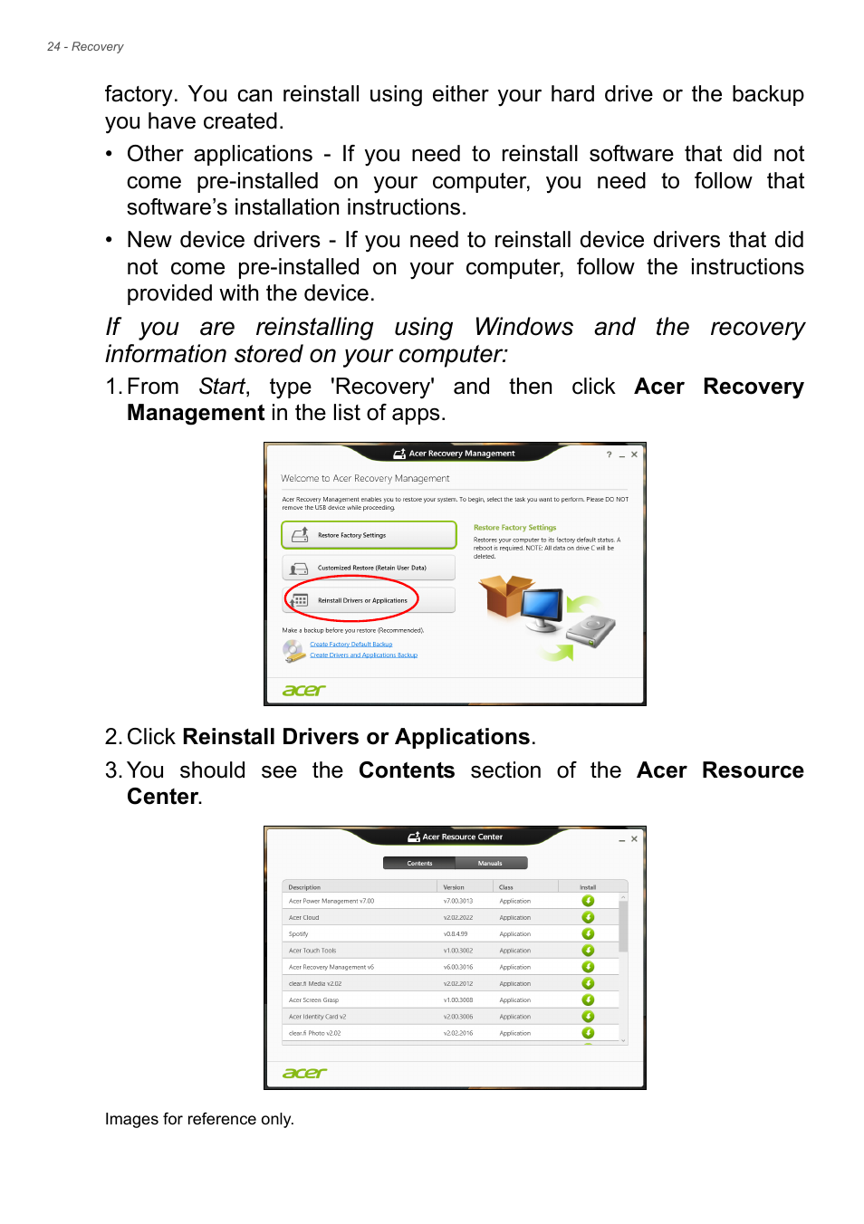 Acer Aspire E1-472 User Manual | Page 24 / 85