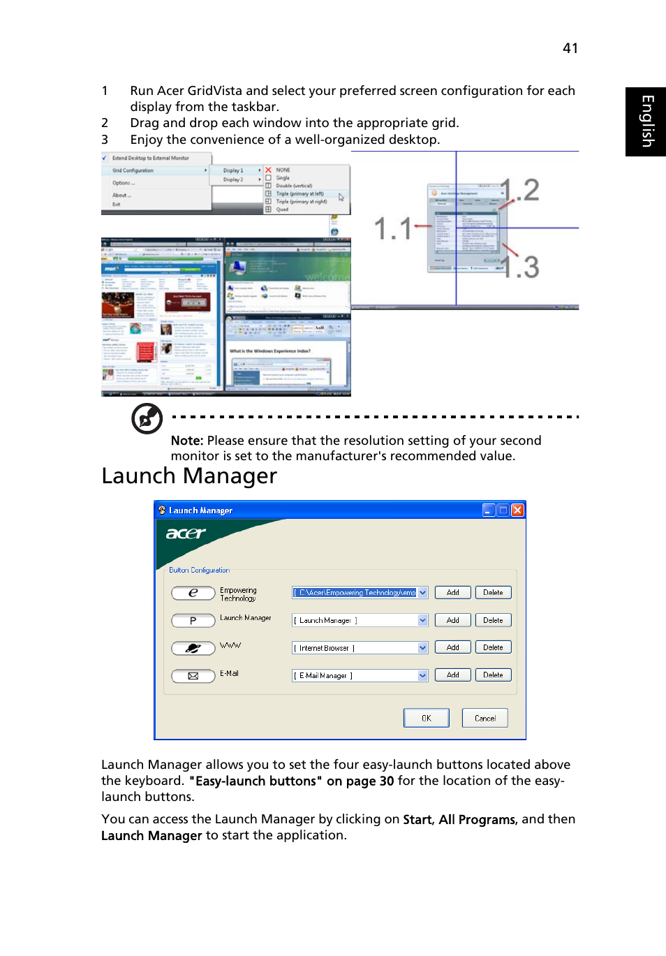 Launch manager | Acer Extensa 5510 User Manual | Page 59 / 123