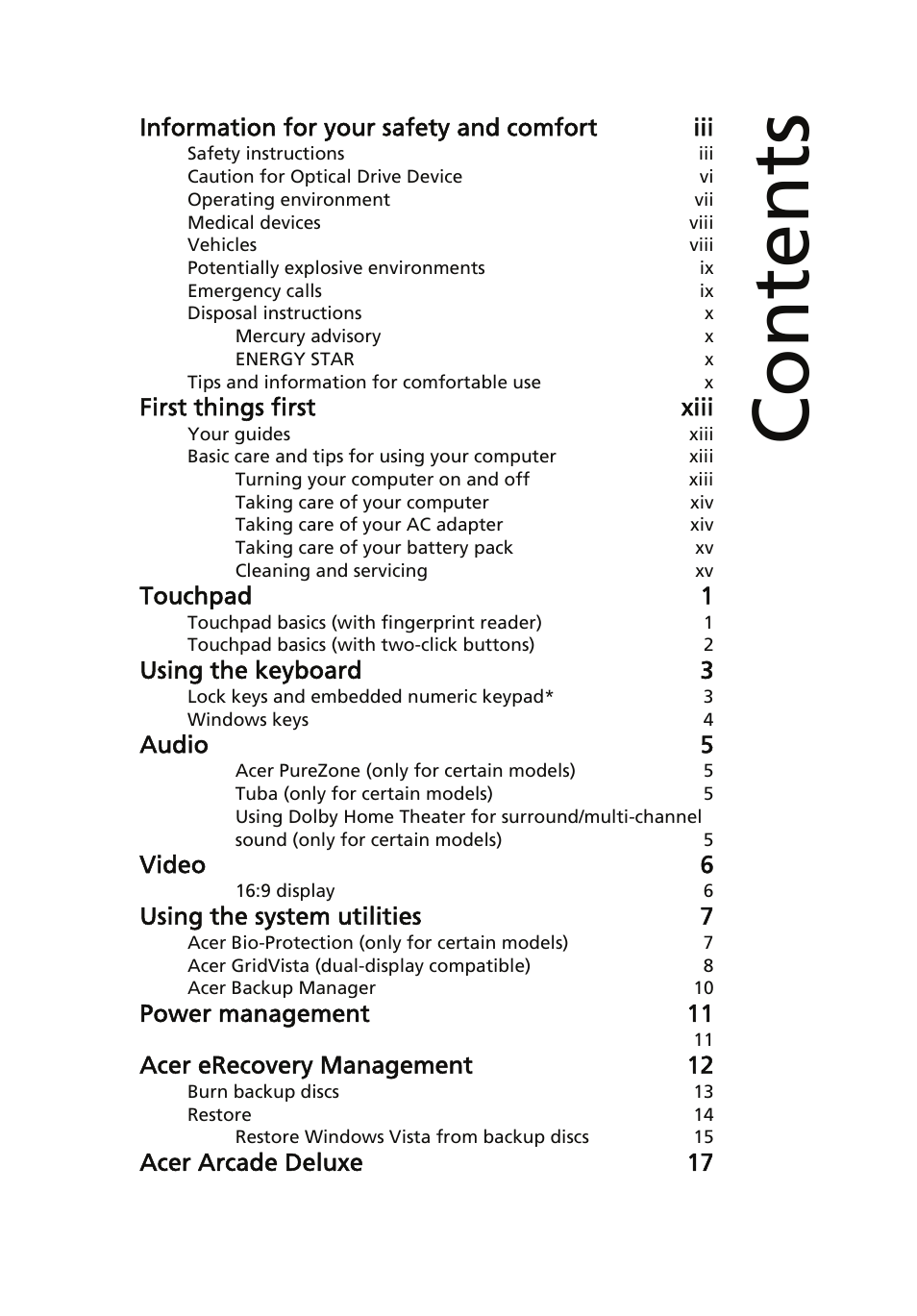 Acer Aspire 7735ZG User Manual | Page 17 / 72