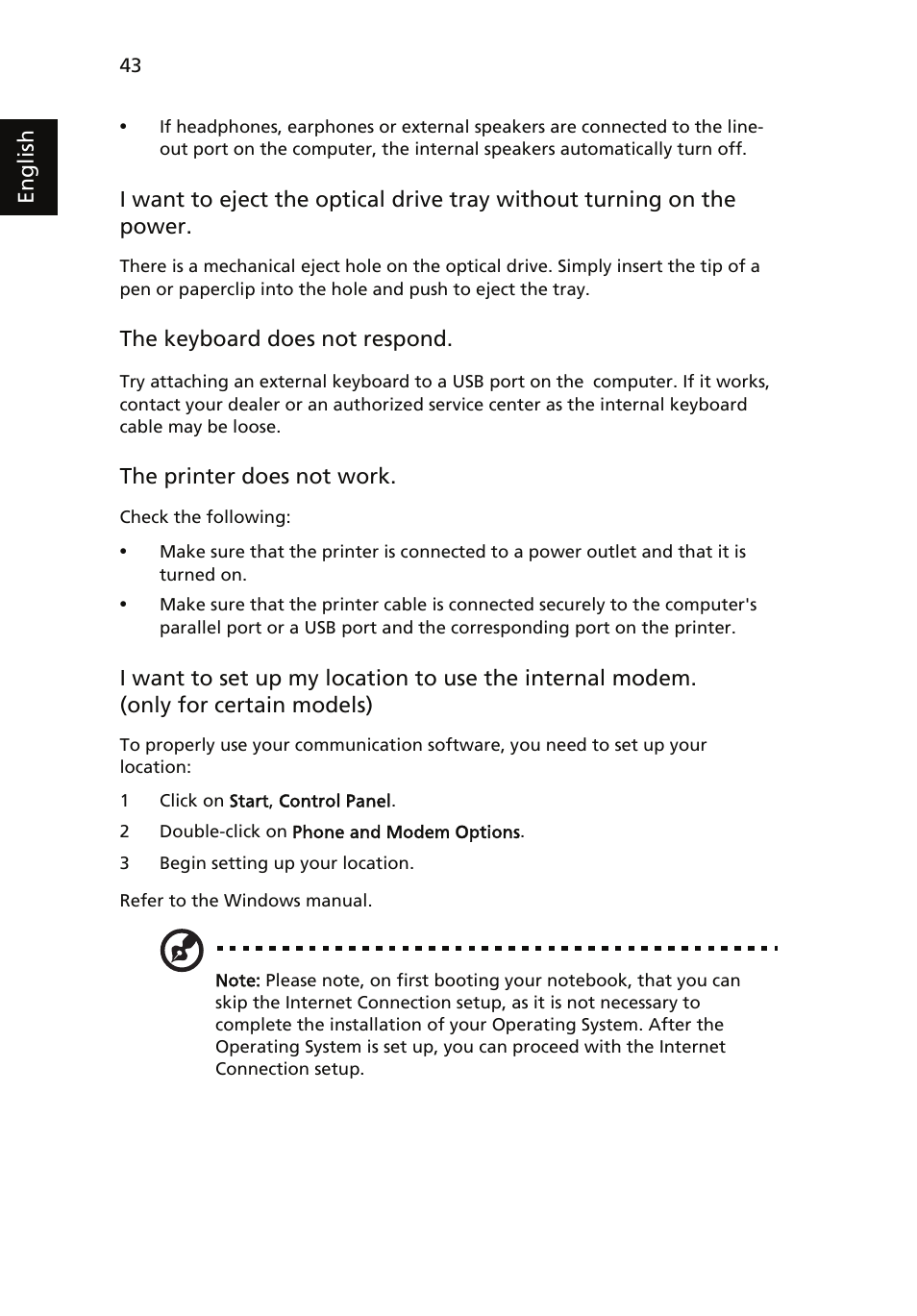 Acer Aspire 7735ZG User Manual | Page 62 / 72