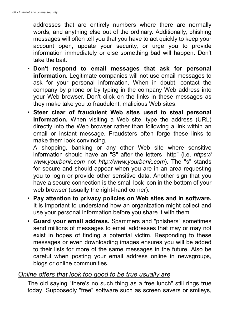 Acer Aspire ZC-105 User Manual | Page 60 / 63