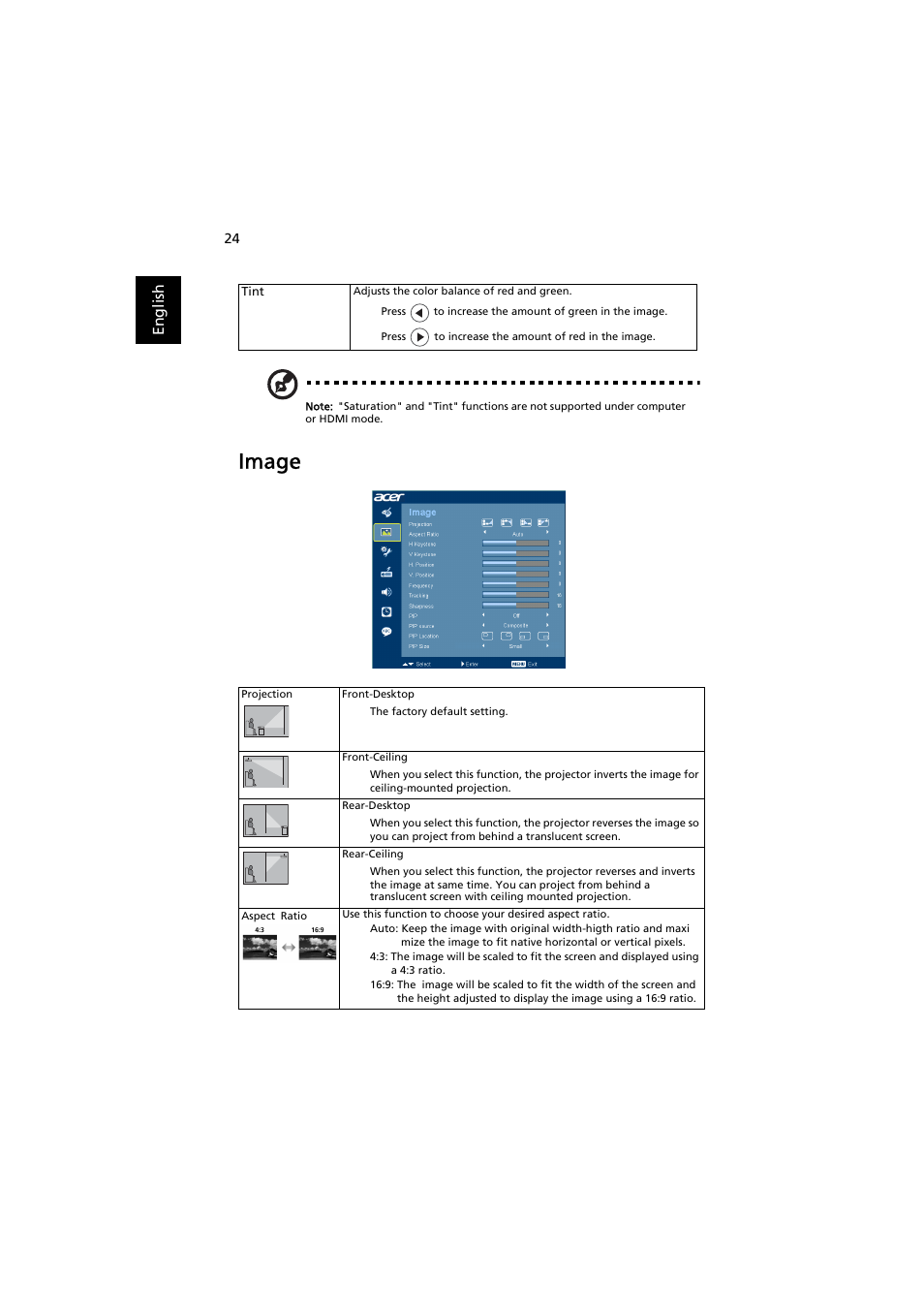 Image | Acer P7203B User Manual | Page 34 / 61