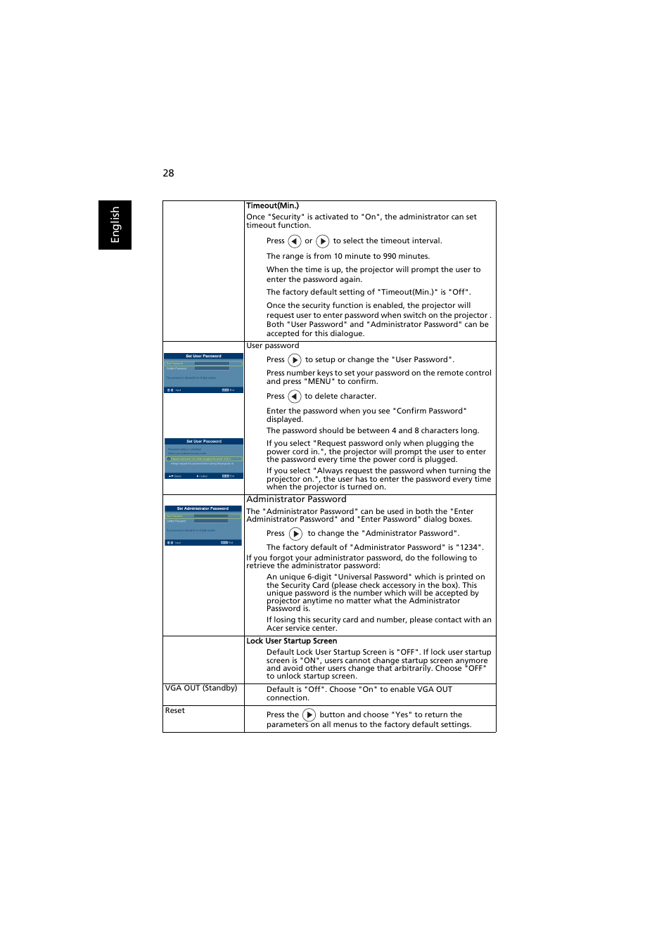 Acer P7203B User Manual | Page 38 / 61