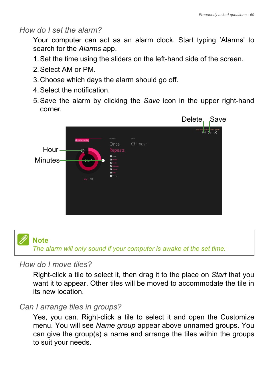 Acer Aspire E1-732G User Manual | Page 69 / 86