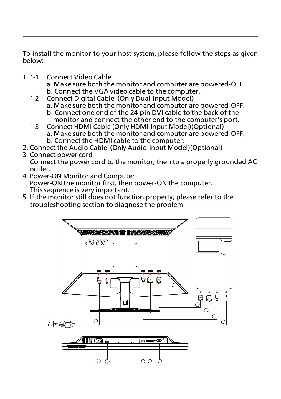 Installation, En-12 | Acer G245HQL User Manual | Page 13 / 23