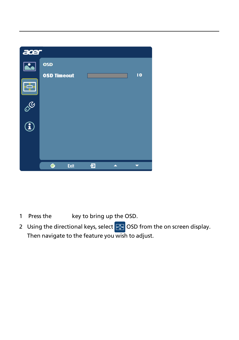 Acer G245HQL User Manual | Page 17 / 23