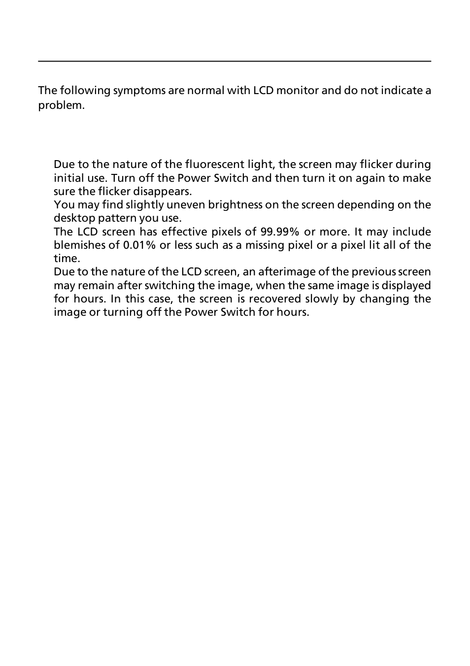 Acer G245HQL User Manual | Page 2 / 23