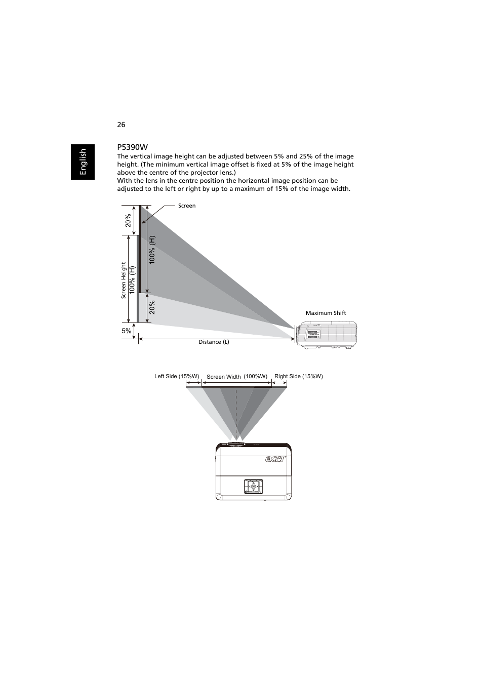 Acer P5271i User Manual | Page 36 / 69