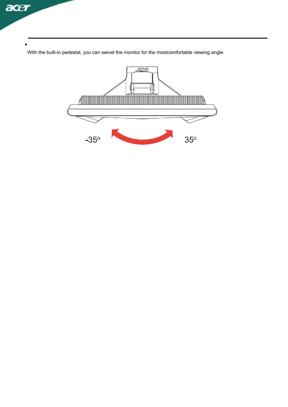 Acer T230H User Manual | Page 9 / 23