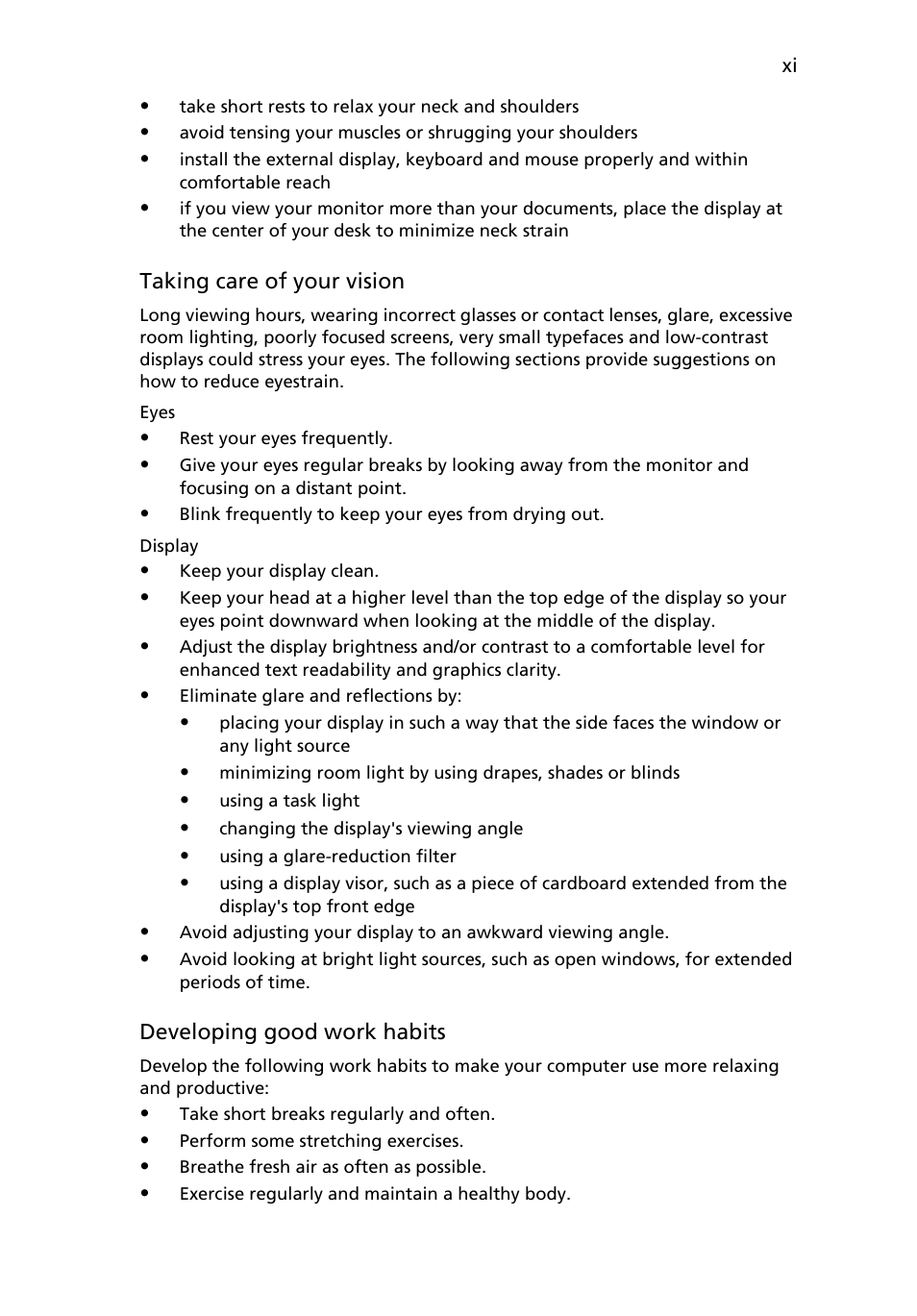 Acer AOD250 User Manual | Page 11 / 52
