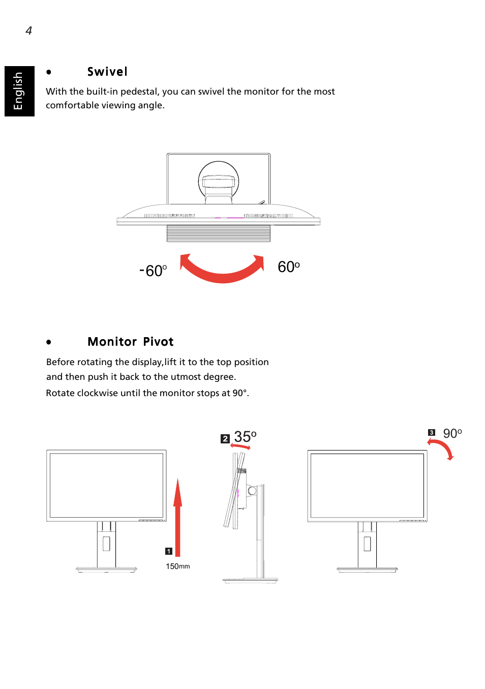 Acer B236HL User Manual | Page 16 / 29