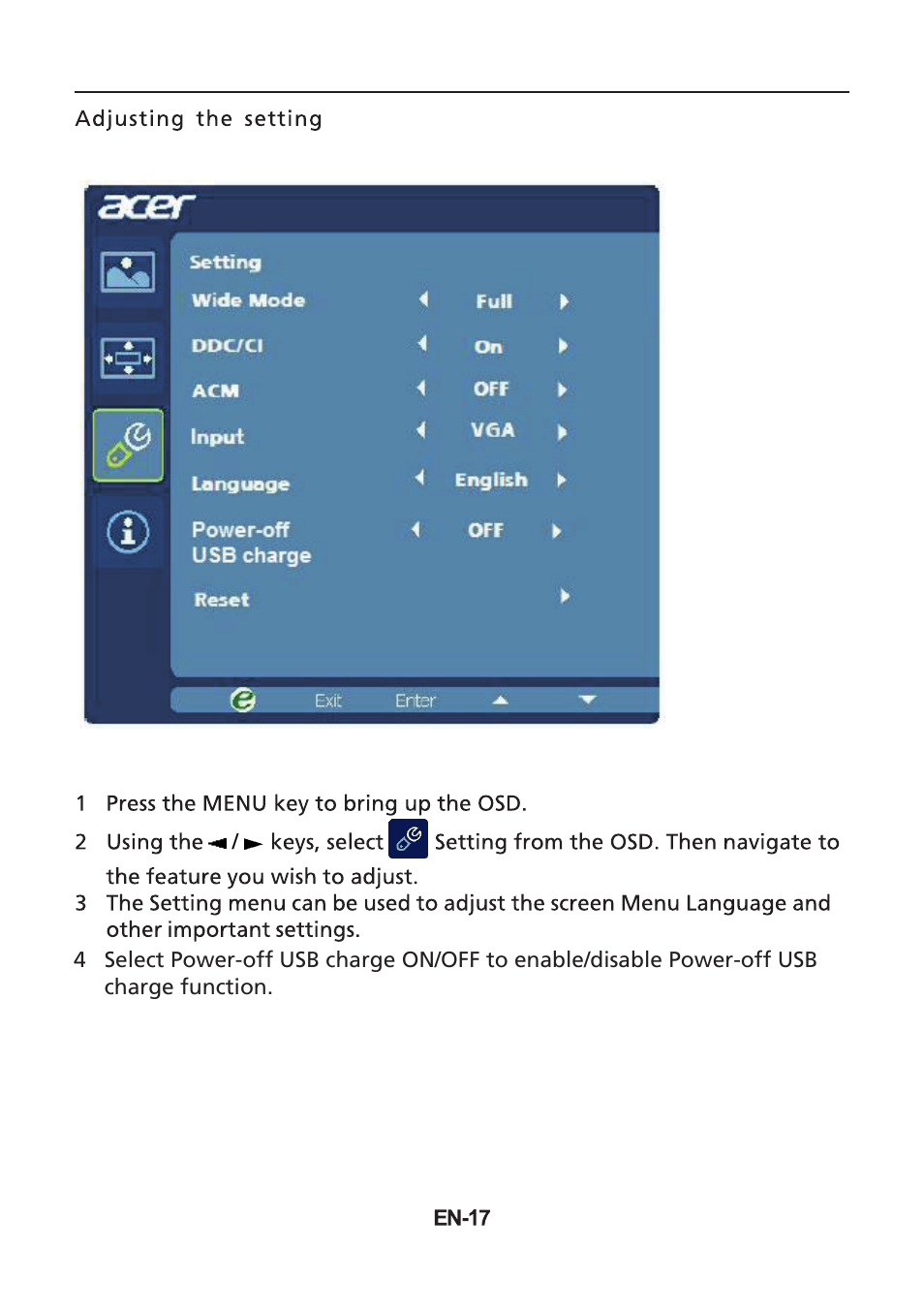 Acer B226WL User Manual | Page 26 / 29