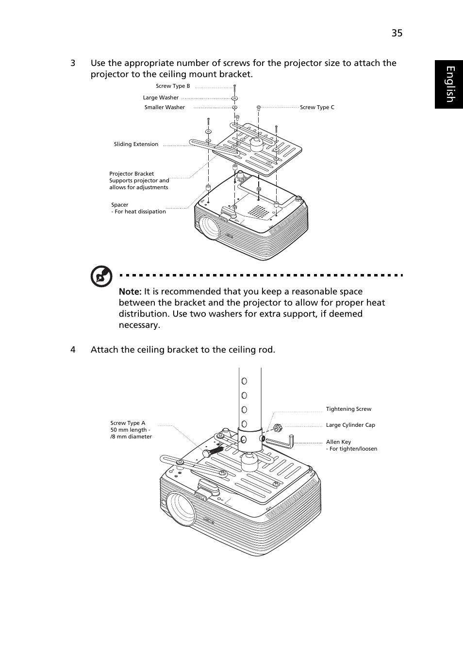 Eng lis h | Acer X1237 User Manual | Page 45 / 57