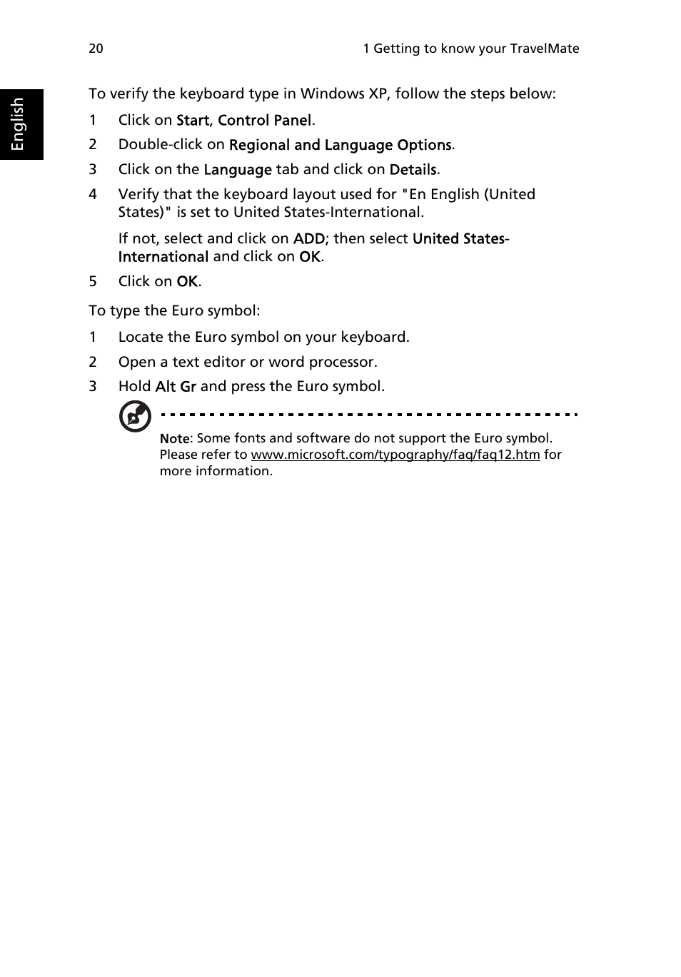 Acer TravelMate 4050 User Manual | Page 28 / 92