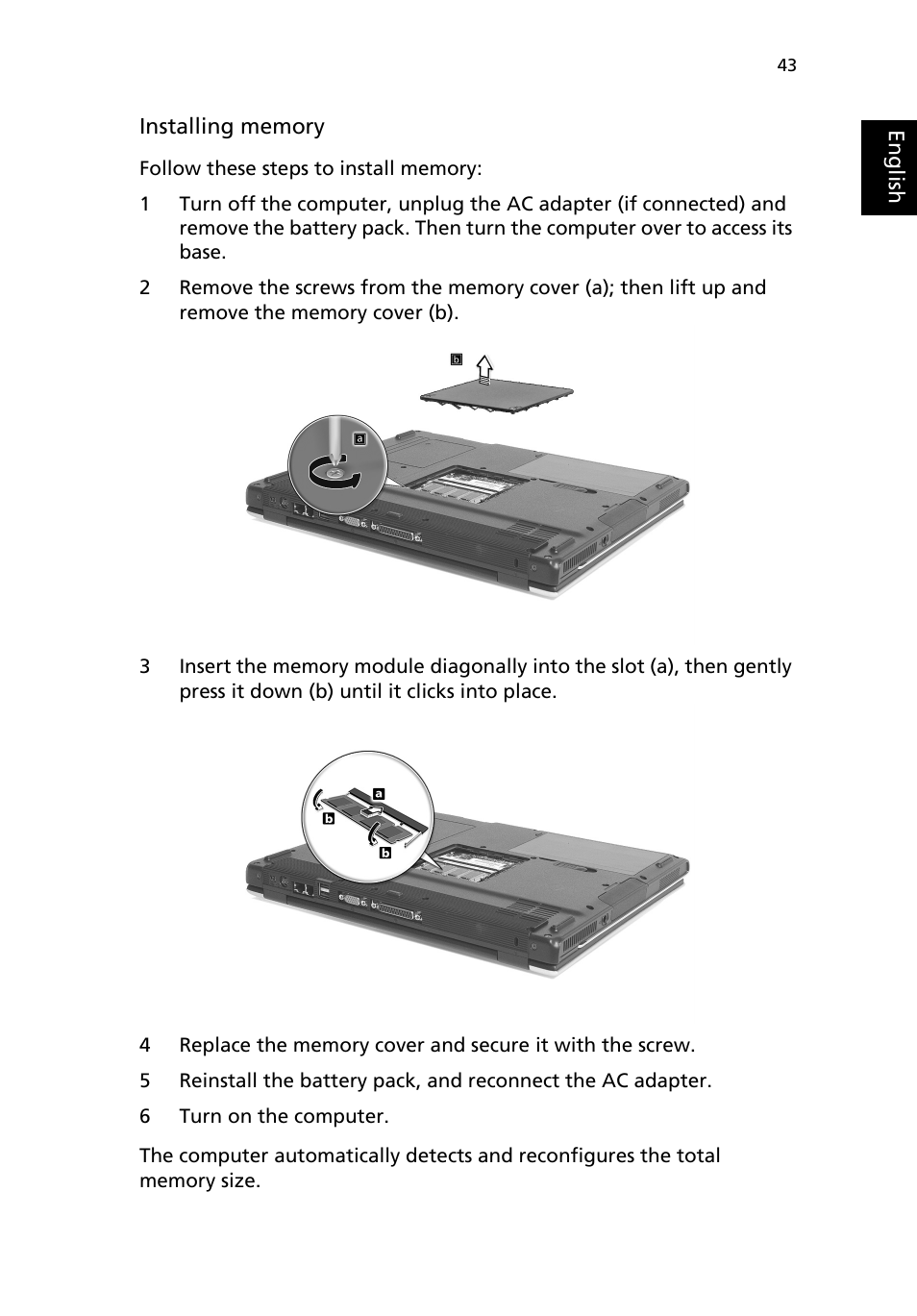 Acer TravelMate 4050 User Manual | Page 51 / 92