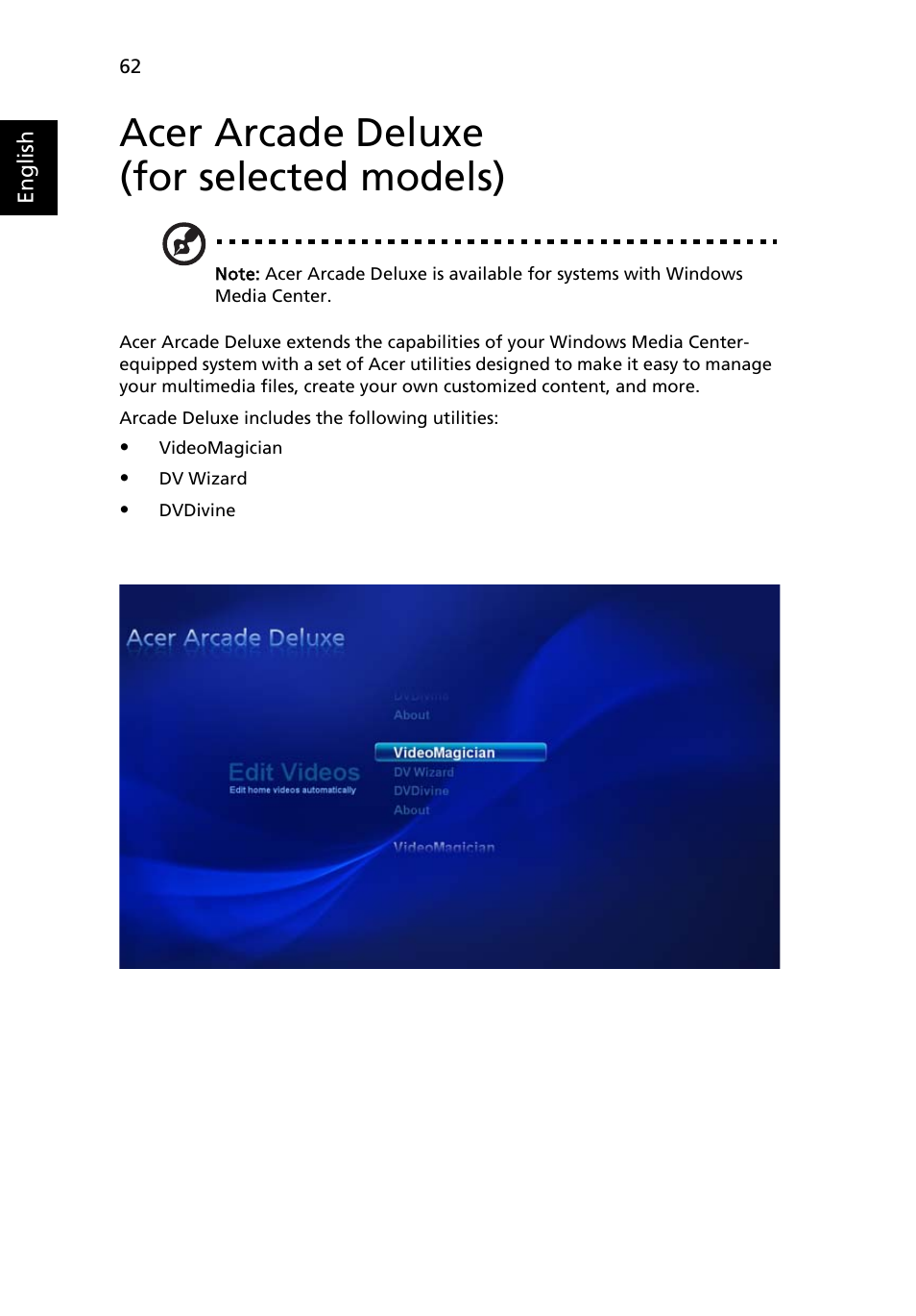 Acer arcade deluxe (for selected models) | Acer Aspire 5540 User Manual | Page 80 / 116