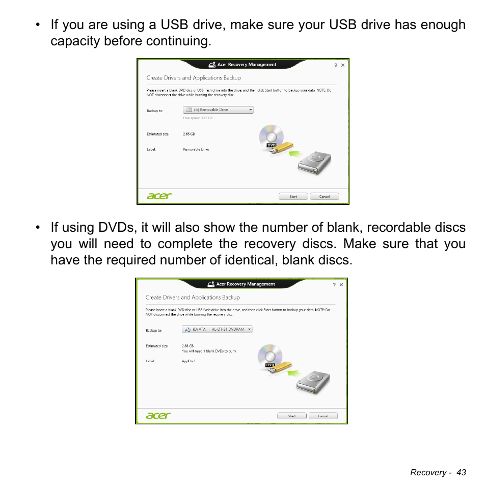 Acer Aspire E1-430P User Manual | Page 43 / 103