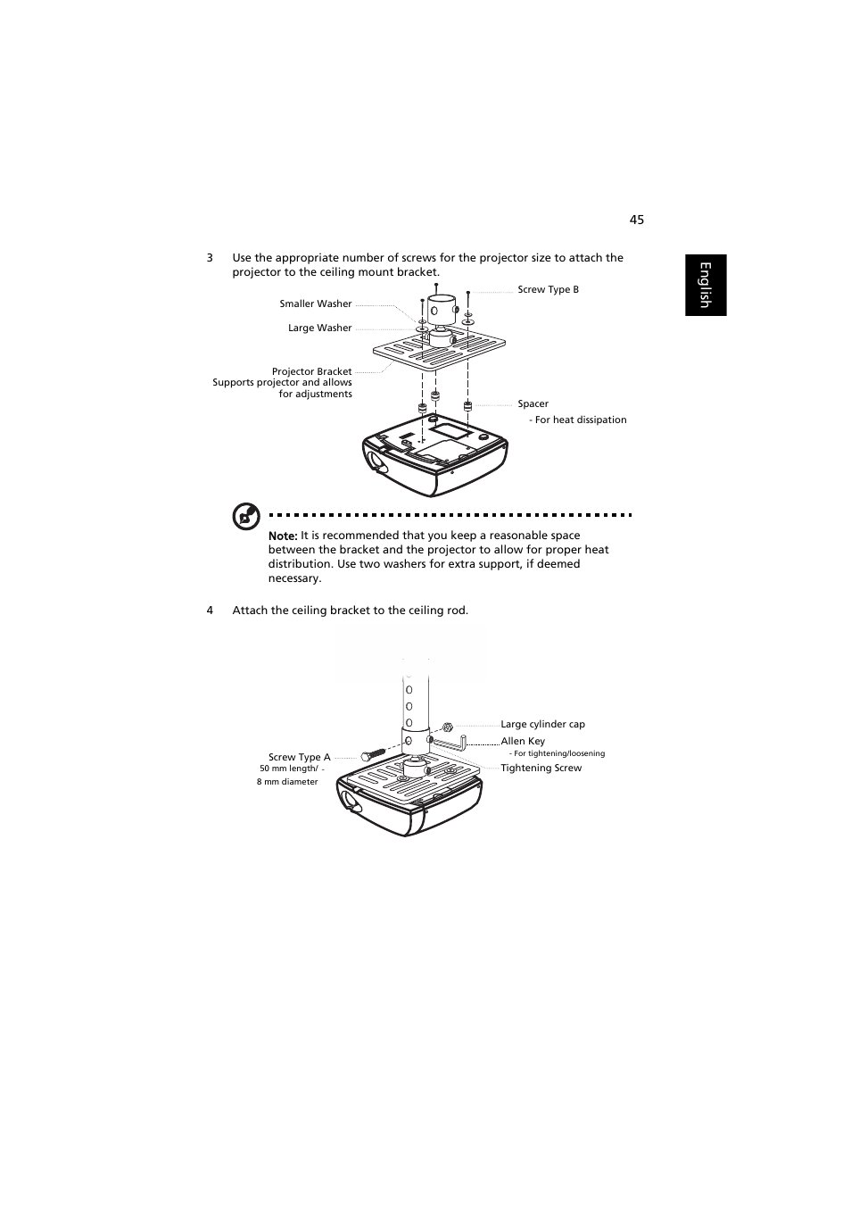 English | Acer P7605 User Manual | Page 55 / 67