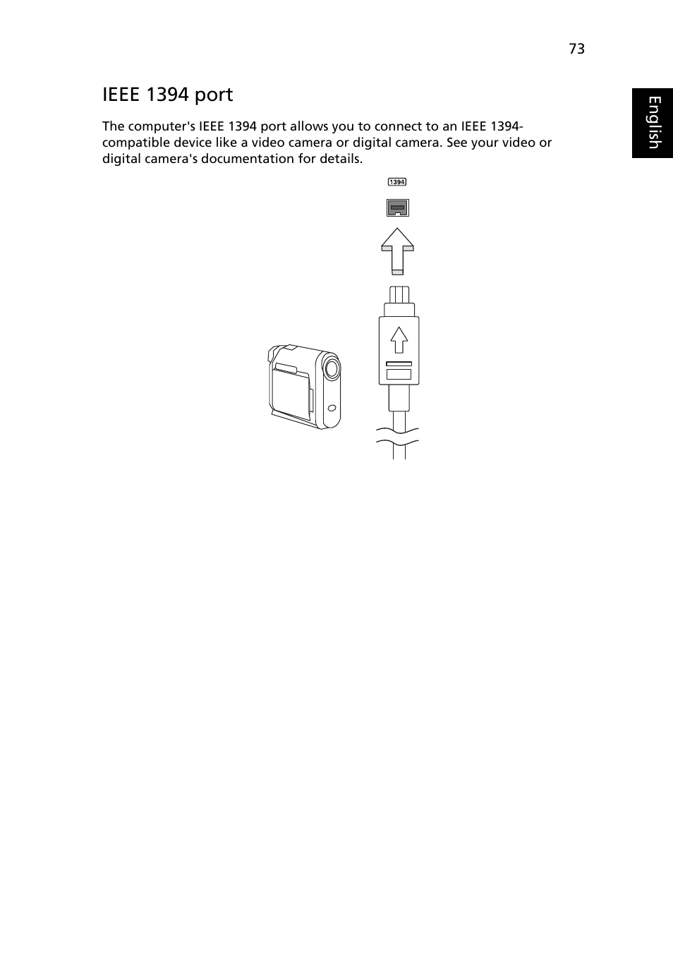 Ieee 1394 port | Acer Aspire 7520 User Manual | Page 93 / 119