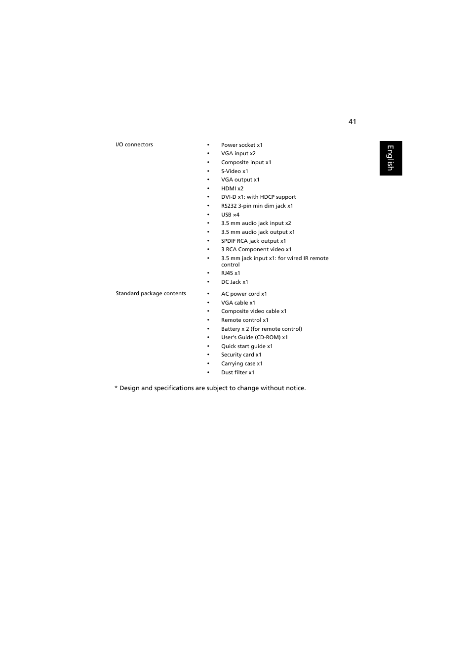 Acer P7500 User Manual | Page 52 / 61