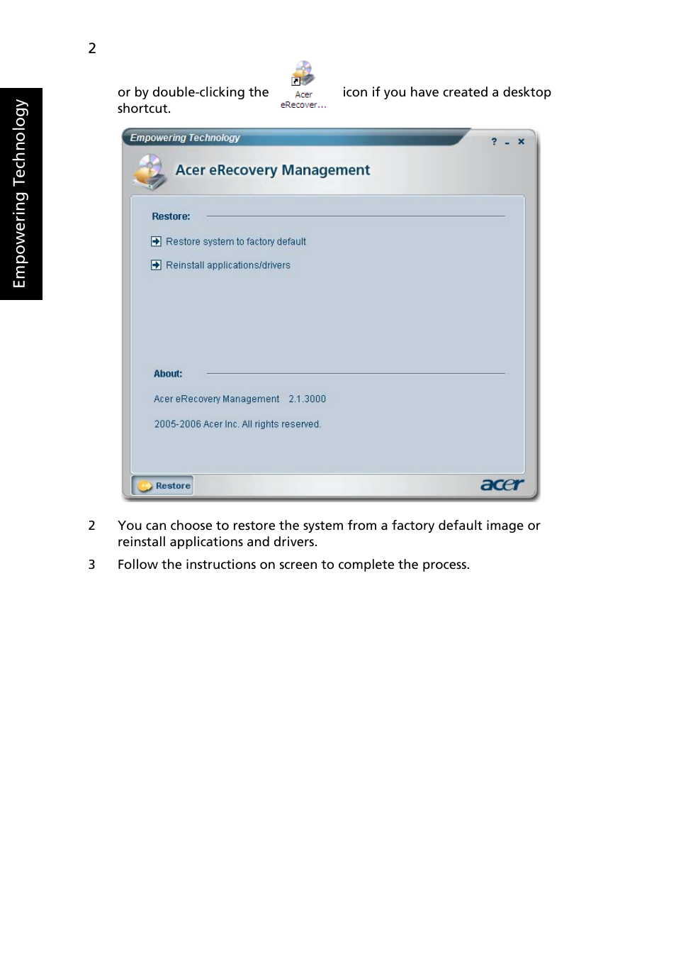 Acer AOA150 User Manual | Page 20 / 52