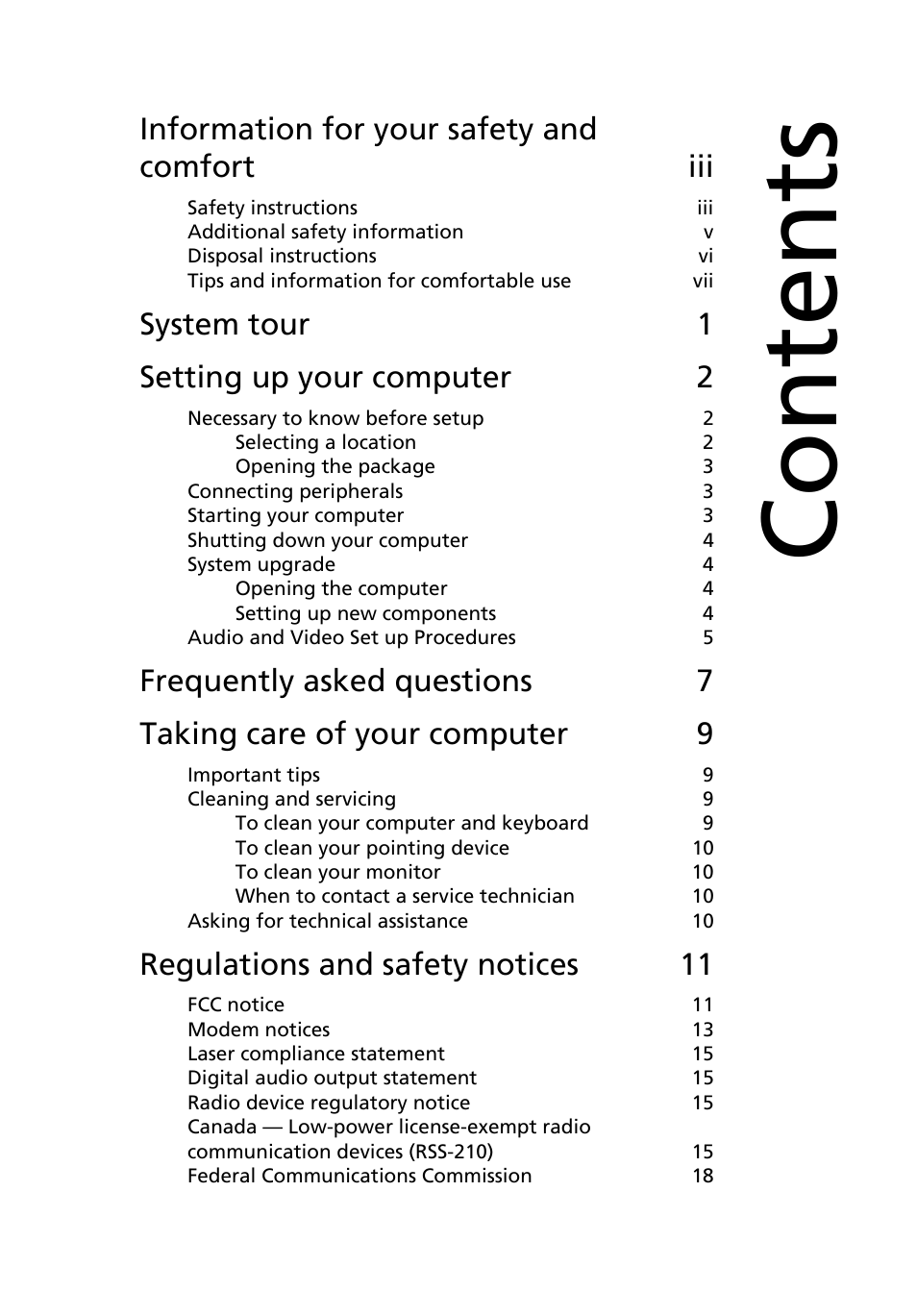 Acer Aspire Z5801 User Manual | Page 9 / 29