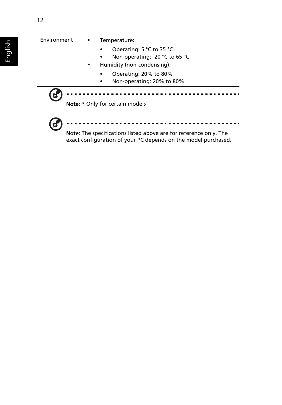 Acer Aspire 8730 User Manual | Page 12 / 12