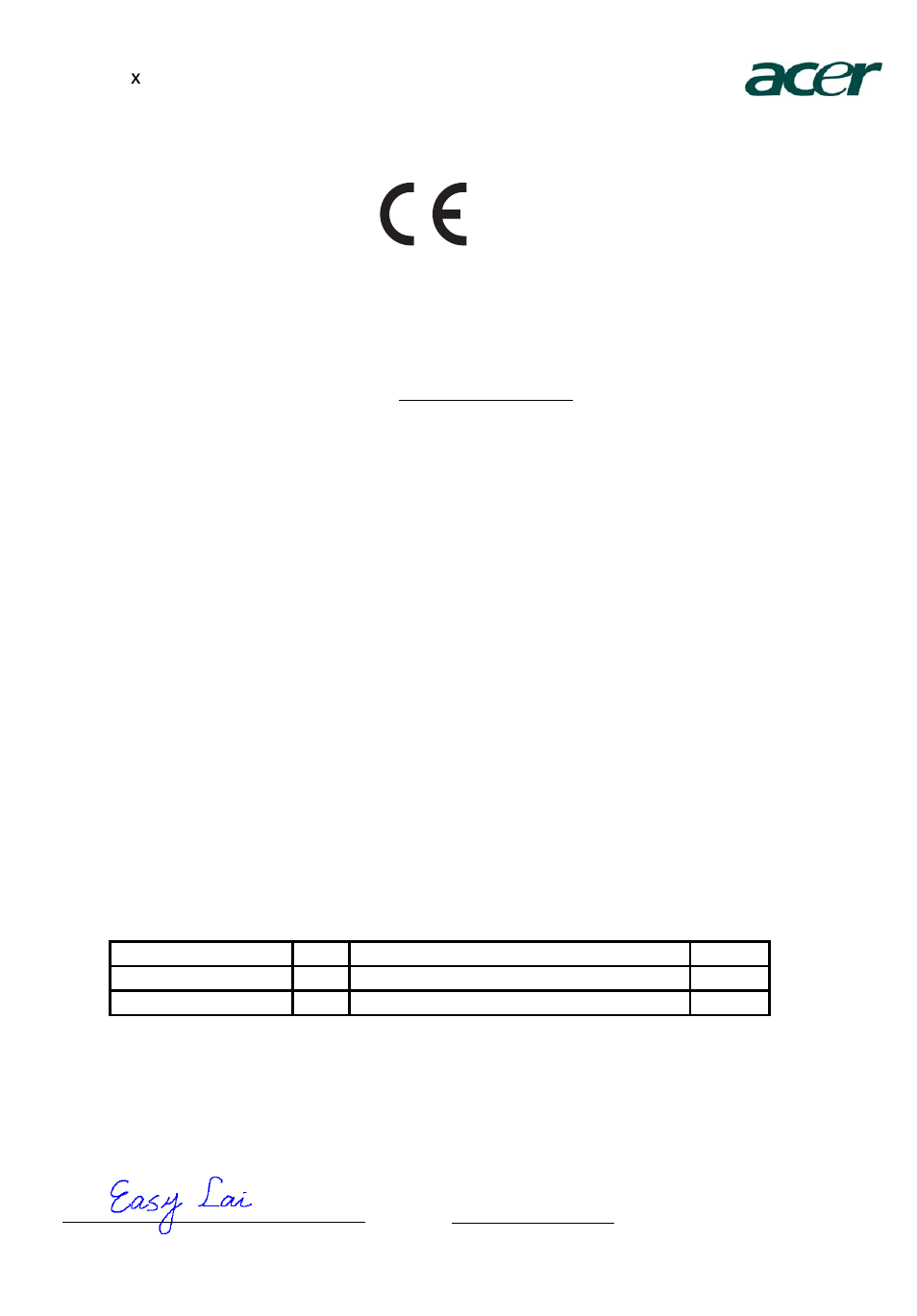 Declaration of conformity | Acer V173 User Manual | Page 10 / 28