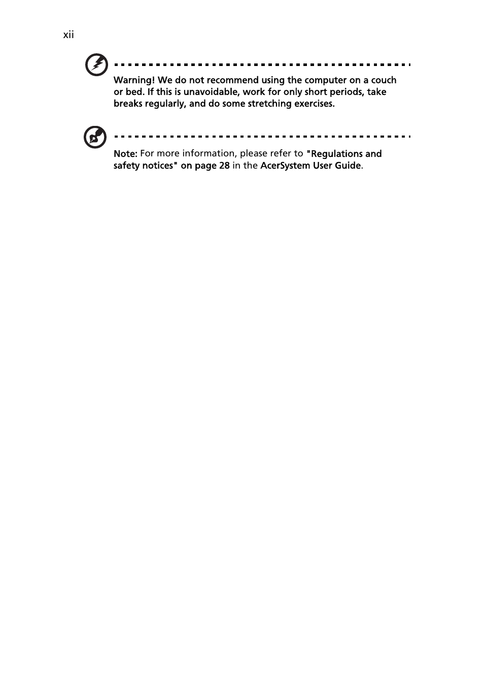 Acer AO531h User Manual | Page 12 / 52