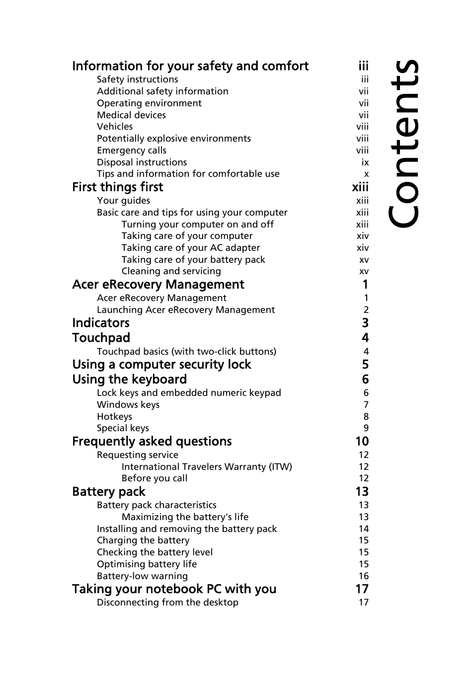 Acer AO531h User Manual | Page 17 / 52