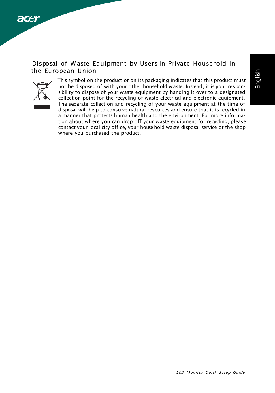Acer S181HL User Manual | Page 3 / 3