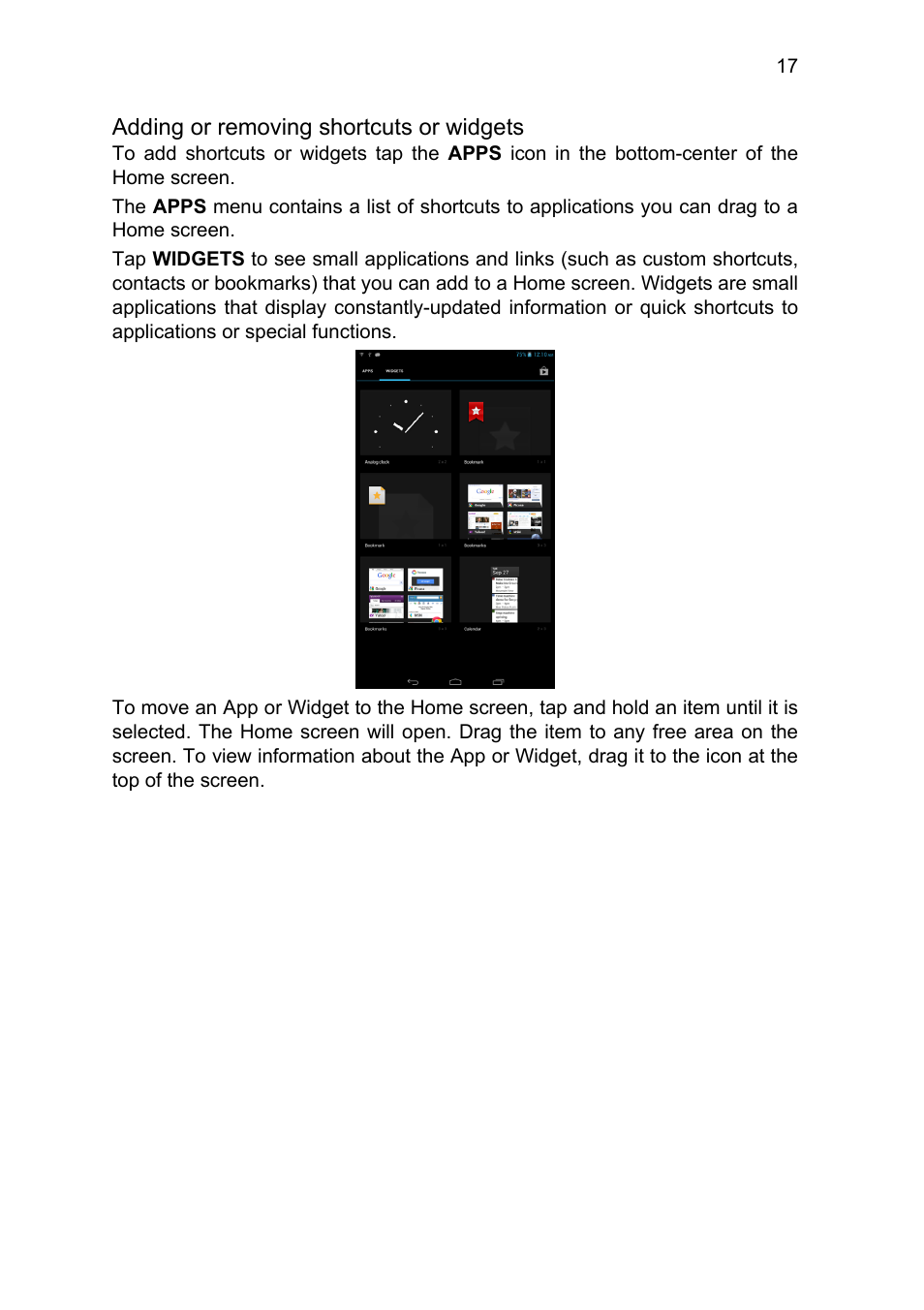 Acer A1-810 User Manual | Page 17 / 53