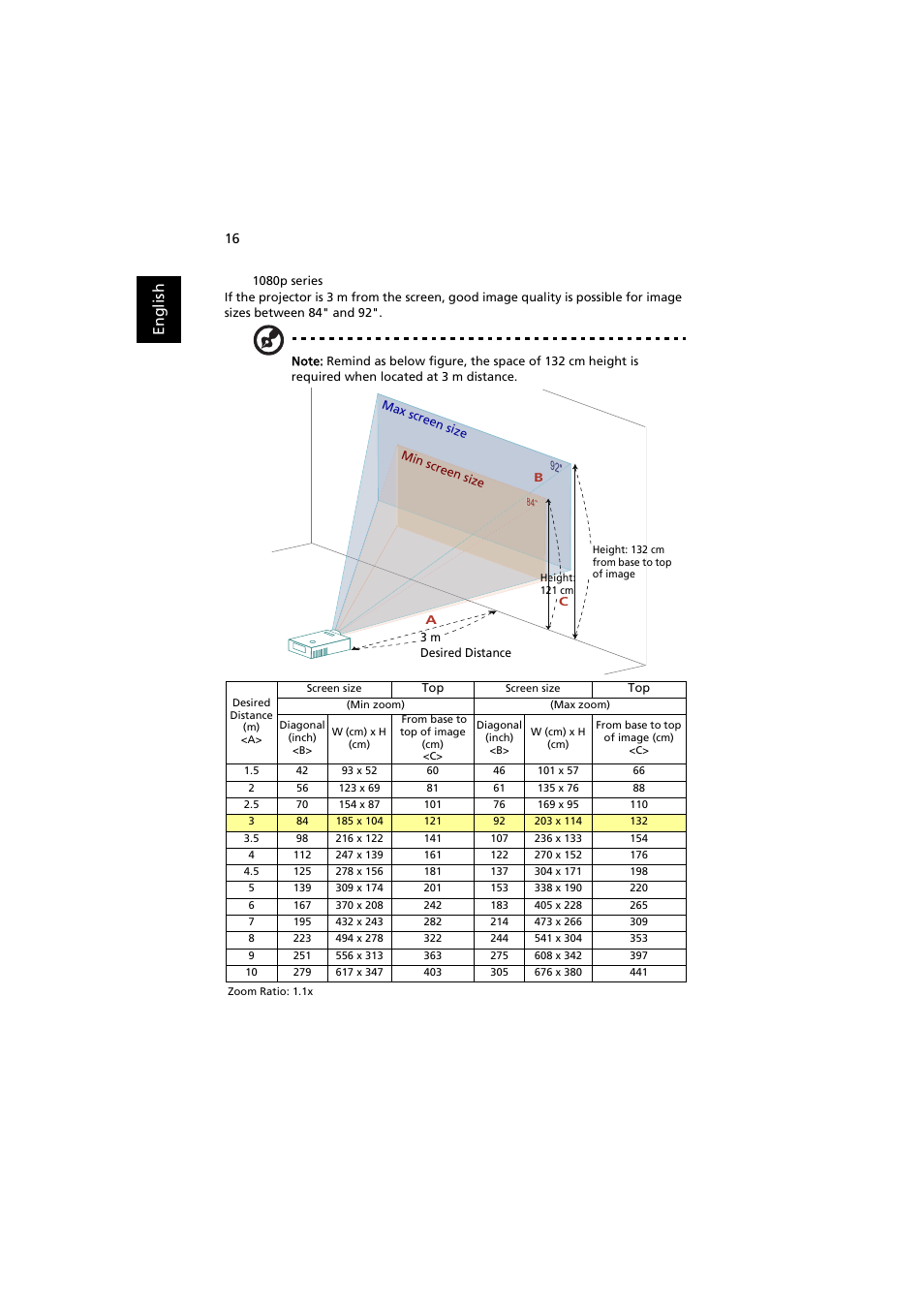 En gl ish | Acer X113H User Manual | Page 26 / 70