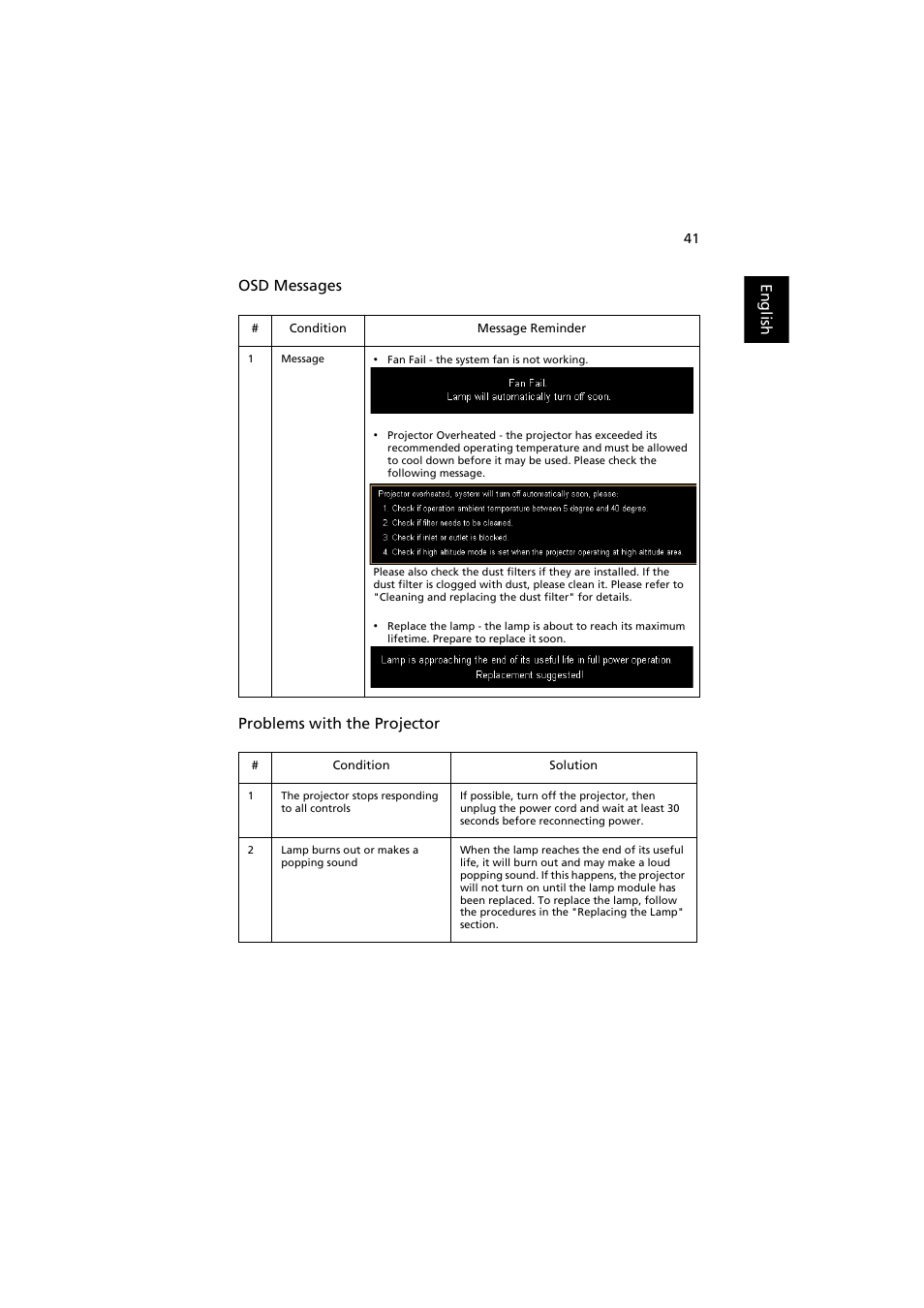 Acer X113H User Manual | Page 51 / 70