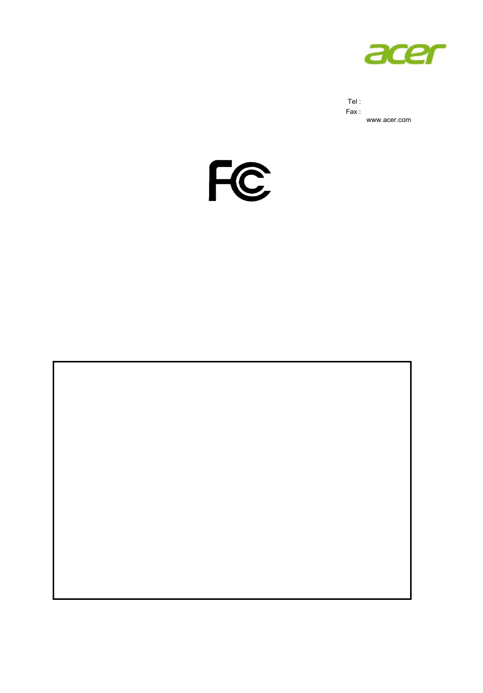 Acer B296CL User Manual | Page 11 / 28