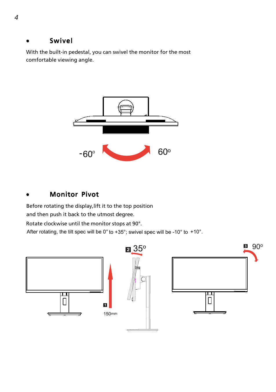 Acer B296CL User Manual | Page 16 / 28