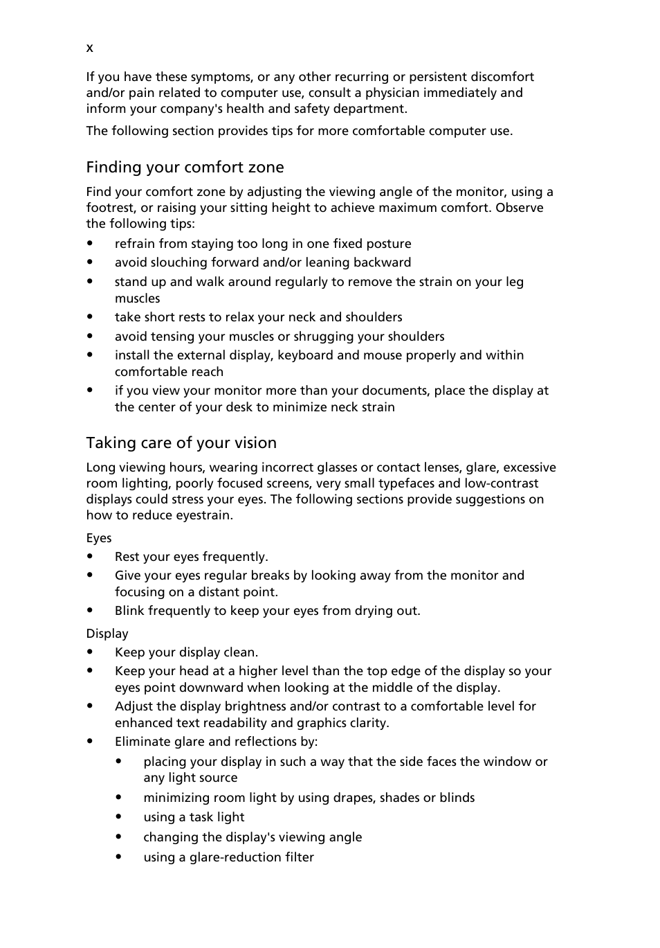 Acer Aspire 4720G User Manual | Page 10 / 113