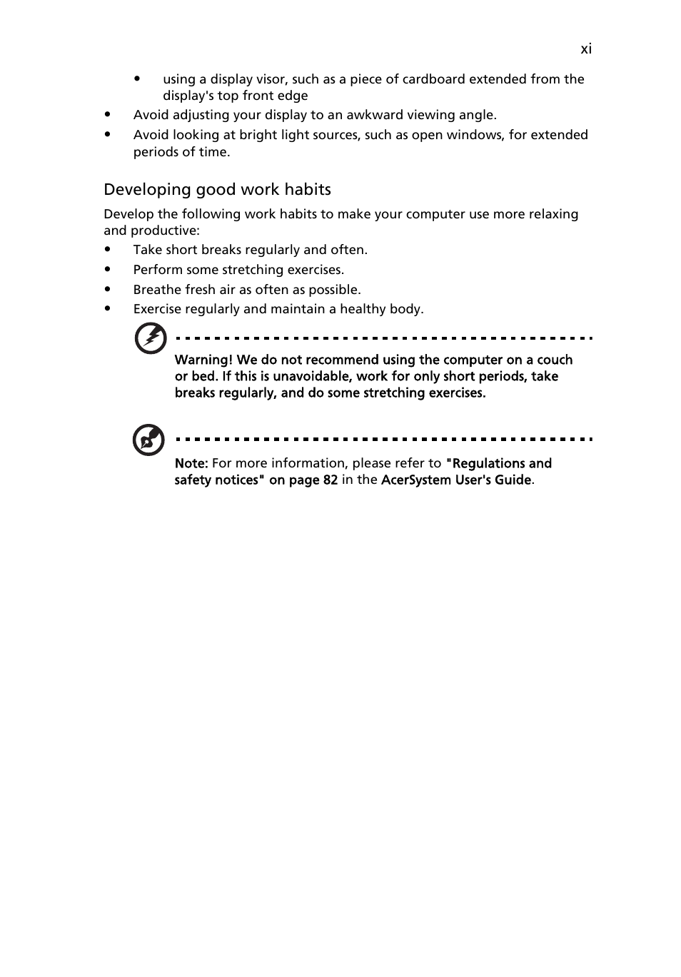 Acer Aspire 4720G User Manual | Page 11 / 113