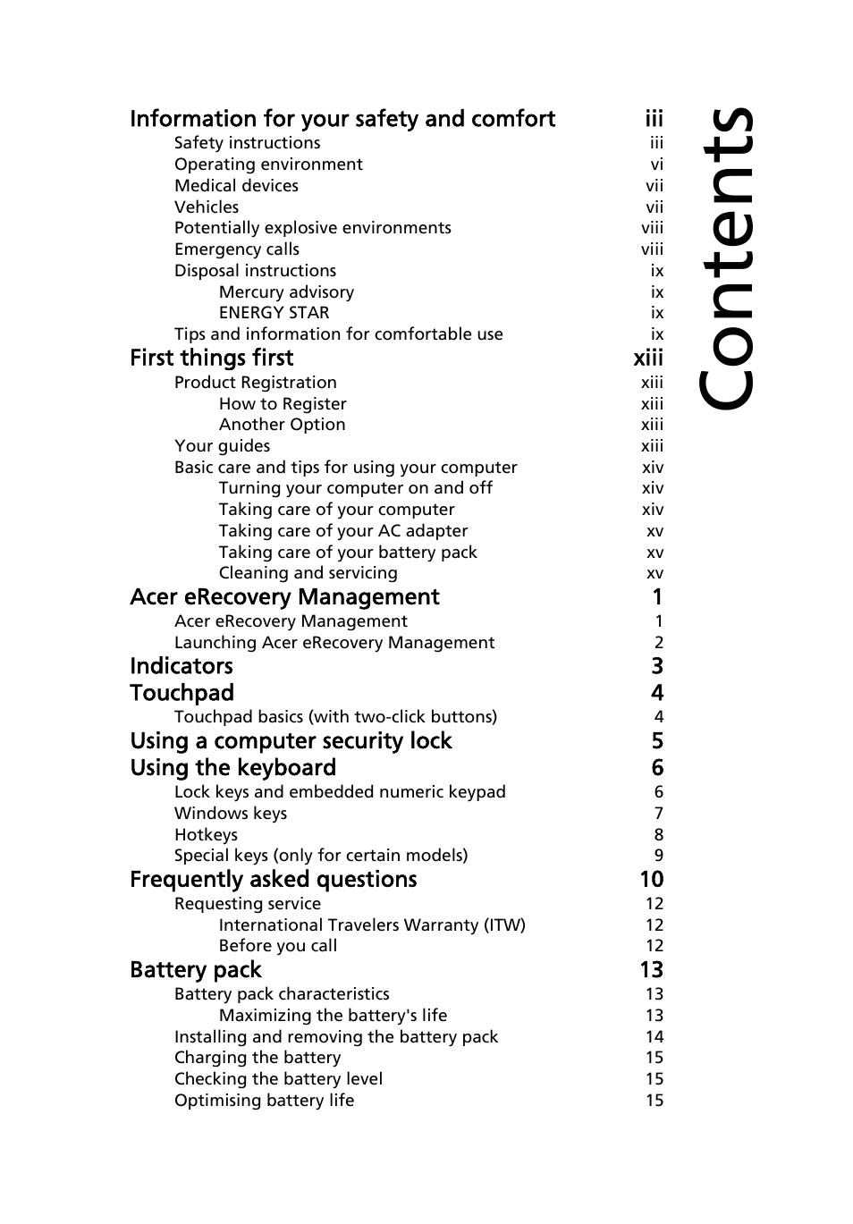 Acer AOP531h User Manual | Page 17 / 54