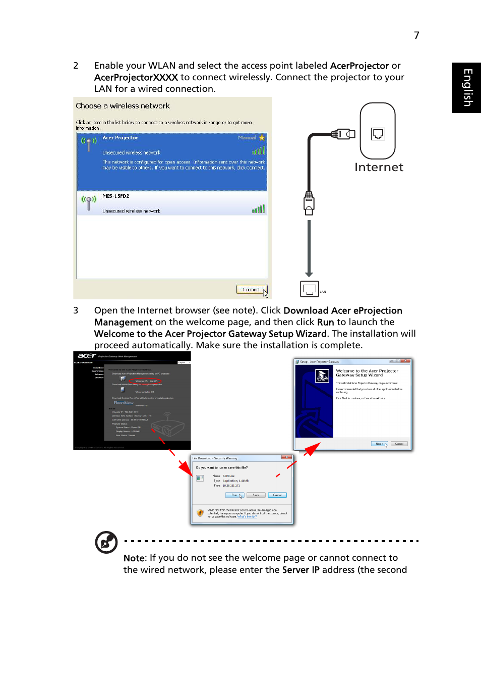 Acer P1201B User Manual | Page 7 / 52