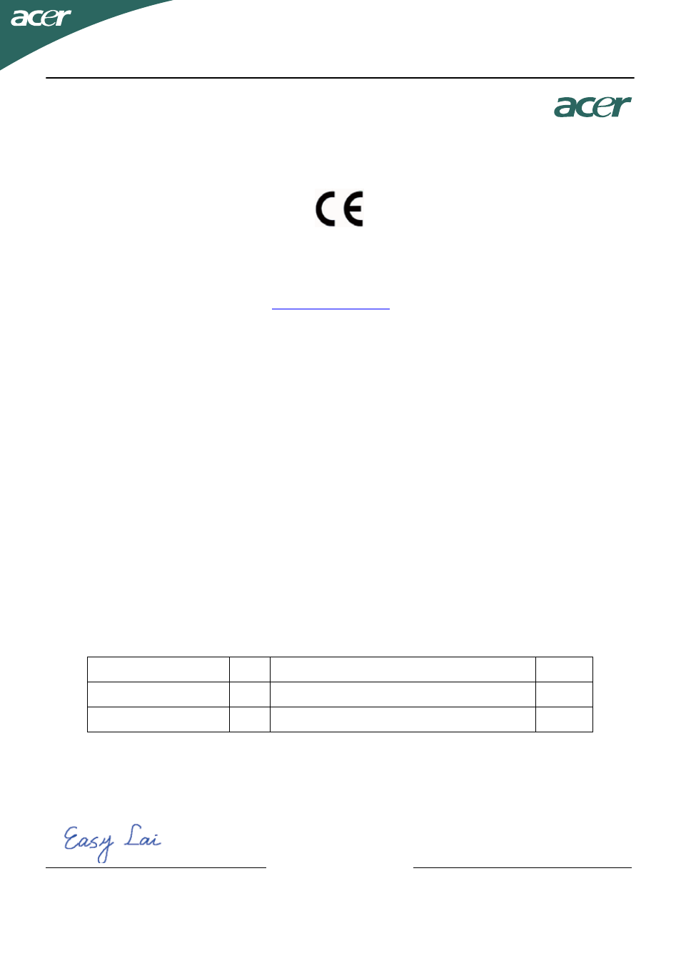 Declaration of conformity, En-21 | Acer G205HV User Manual | Page 22 / 23