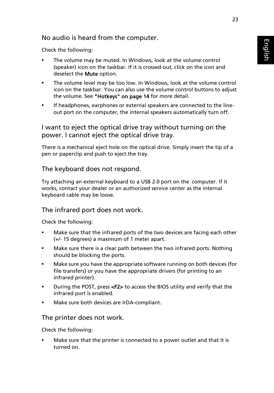 Acer Aspire 5020 User Manual | Page 33 / 81
