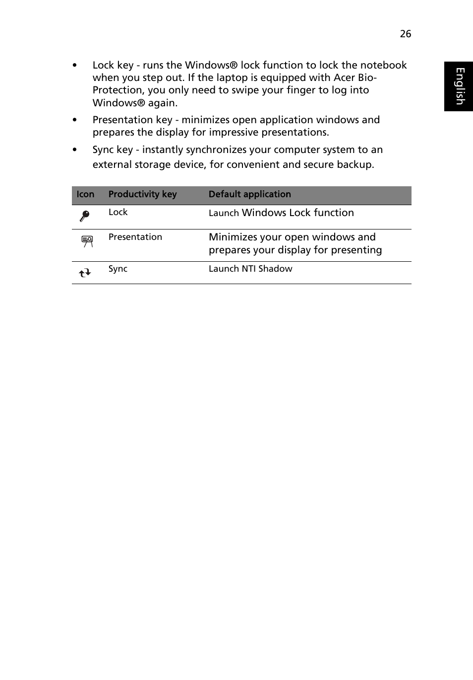 Acer TravelMate 5710 User Manual | Page 43 / 96