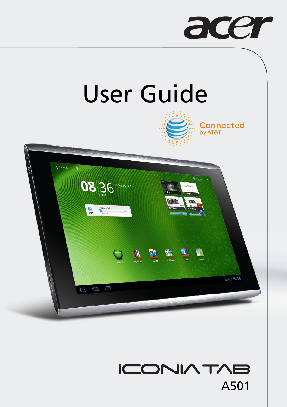 Acer A501 User Manual | 65 pages