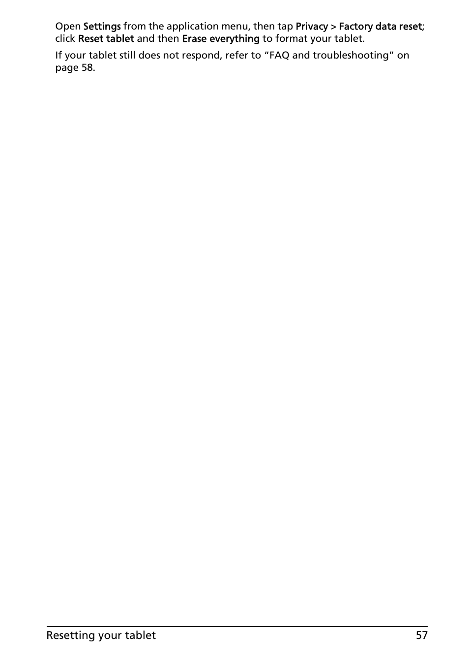Acer A501 User Manual | Page 57 / 65