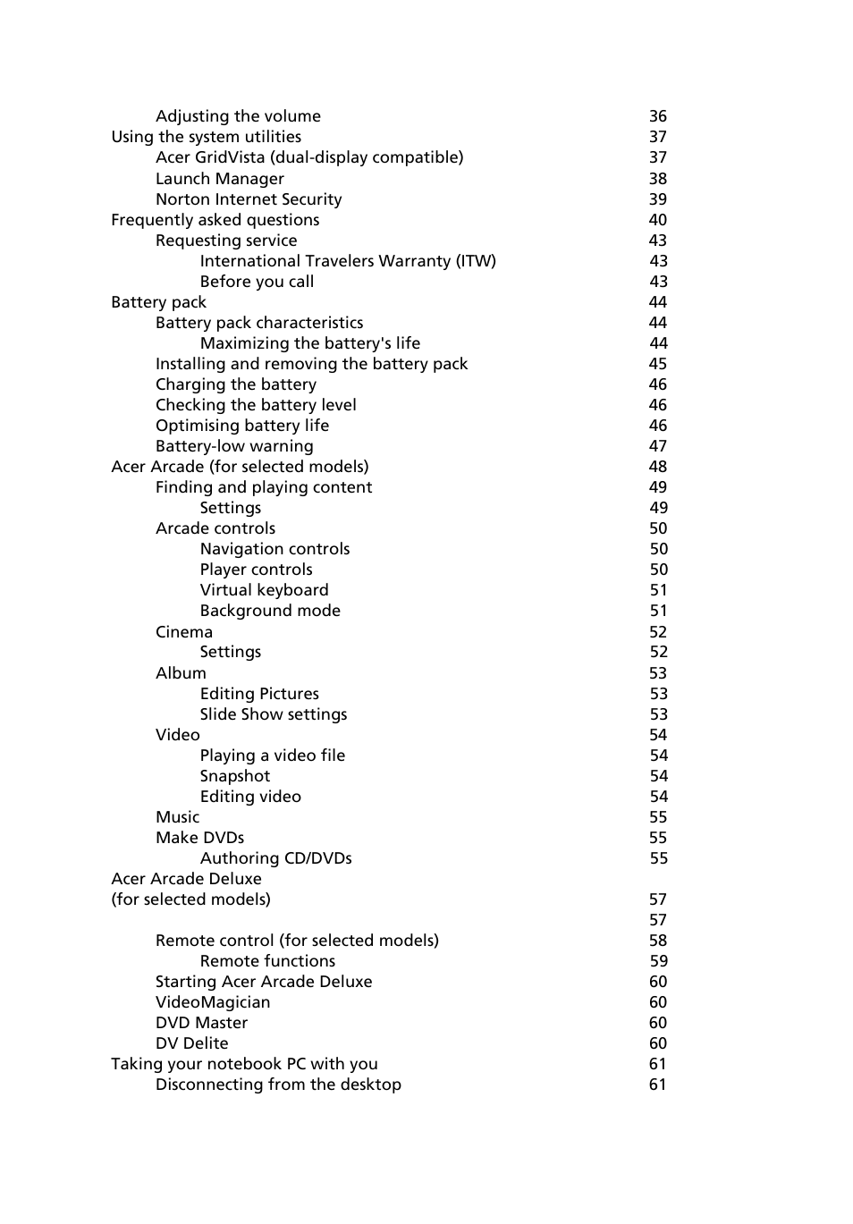 Acer Aspire 9300 User Manual | Page 16 / 107