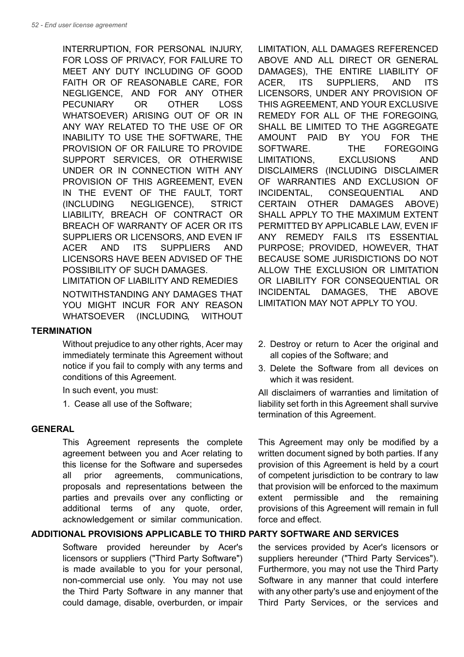 Acer B1-721 User Manual | Page 52 / 53