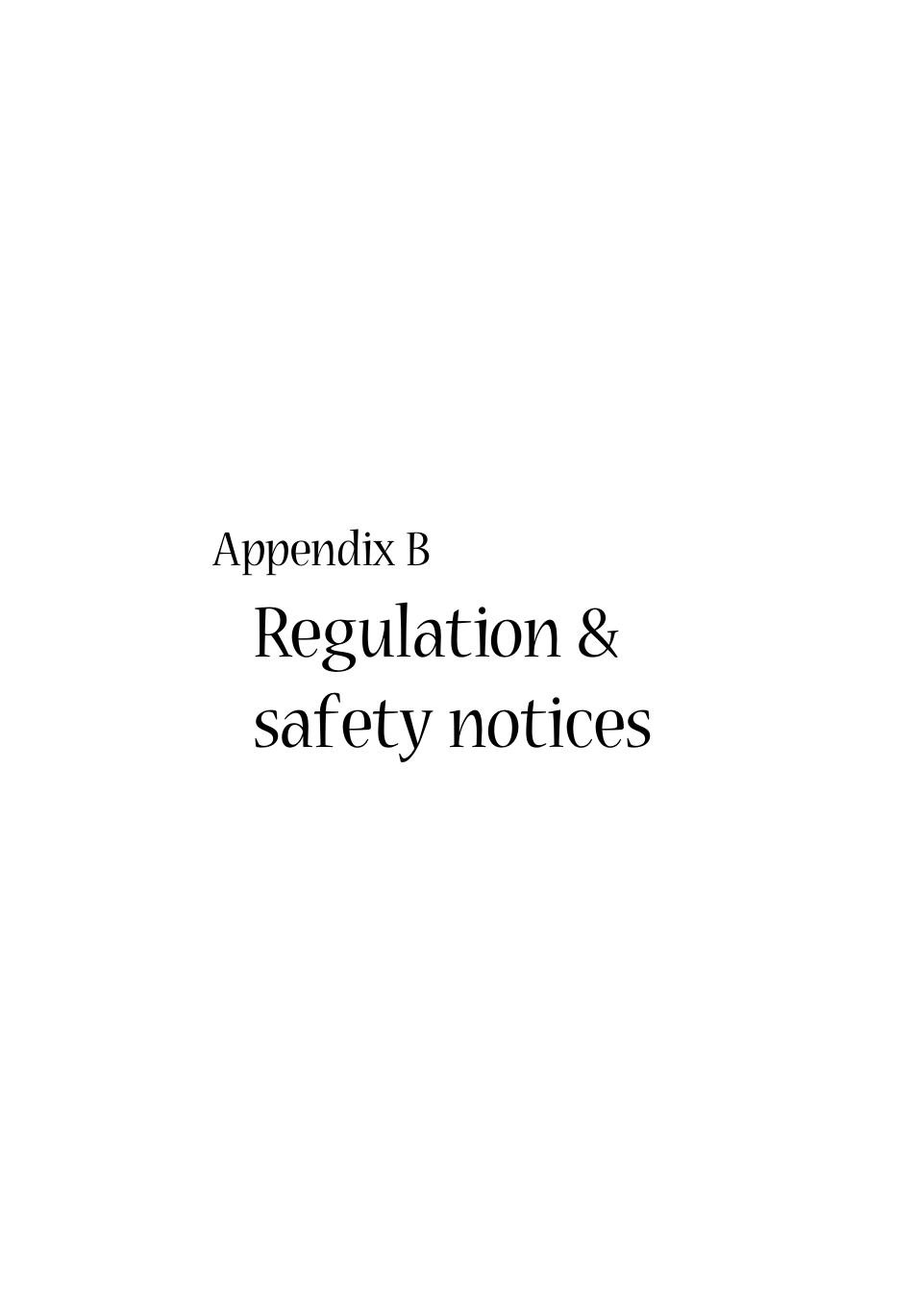 Appendix b regulation & safety notices, Regulation & safety notices | Acer Aspire 1710 User Manual | Page 89 / 106