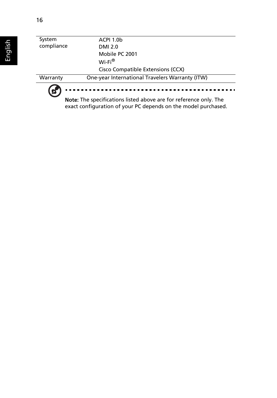 Acer Aspire 3620 User Manual | Page 26 / 82