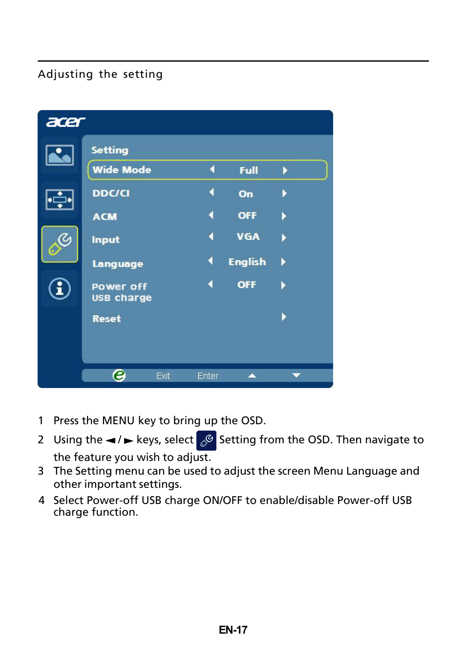 Acer B246HYL User Manual | Page 26 / 29